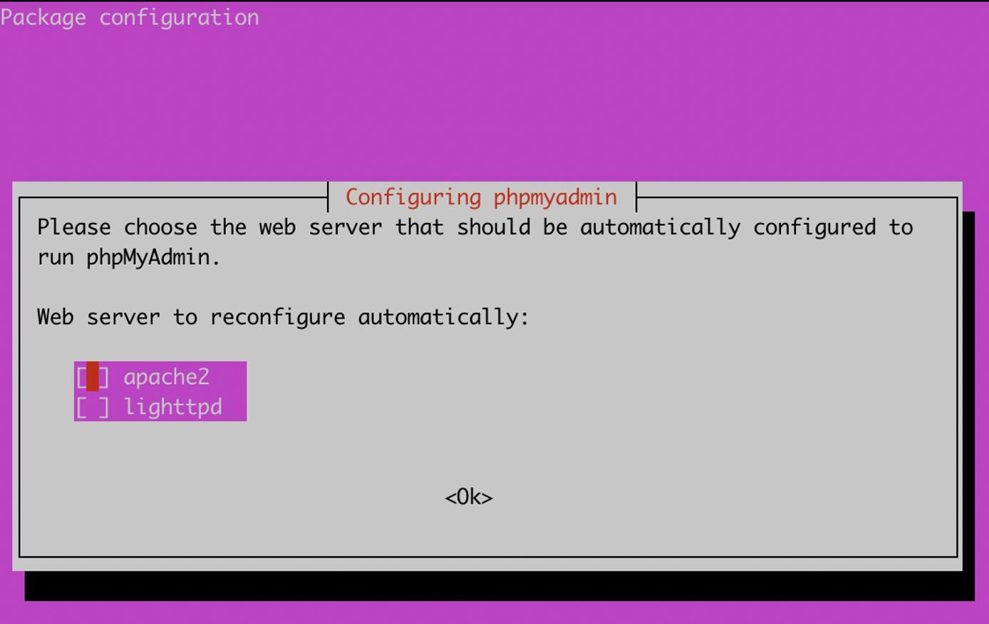 phpMyAdmin prompt phpMyAdmin prompt