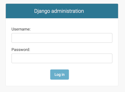 Login to your Django site Login to your Django site.
